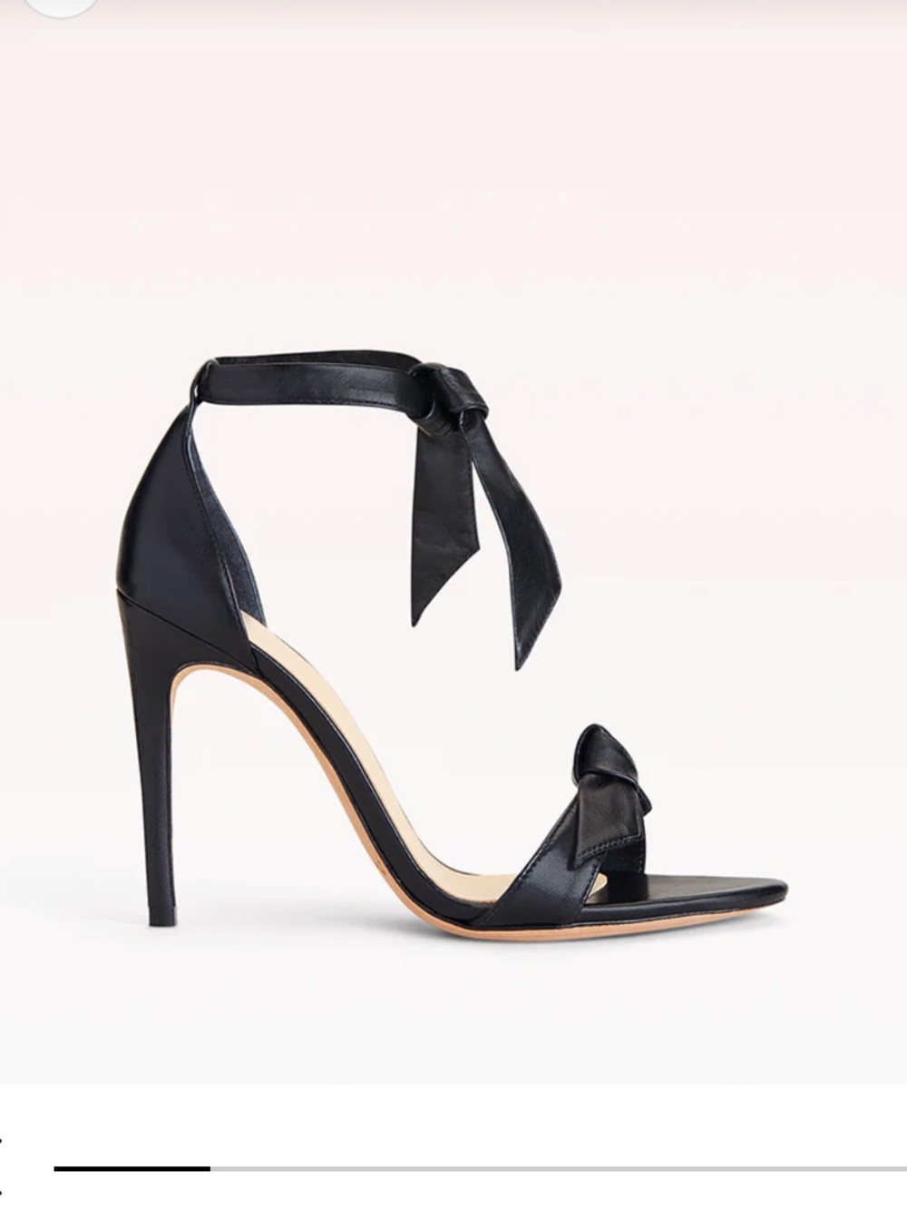 Alexandre Birman Black Bow Heels